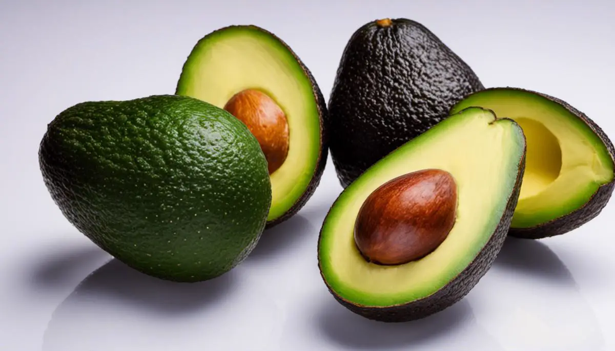 A picture of a ripe avocado, symbolizing the use of avocado in hair moisturizing.